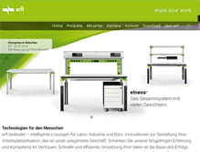 Tablet Screenshot of erfi.de